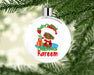 Personalized Baby Boy First Christmas Ornament