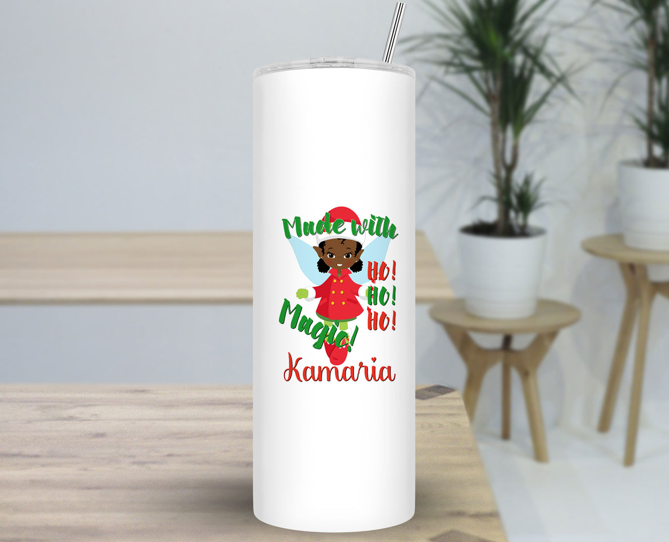 Black Santa Tumblers