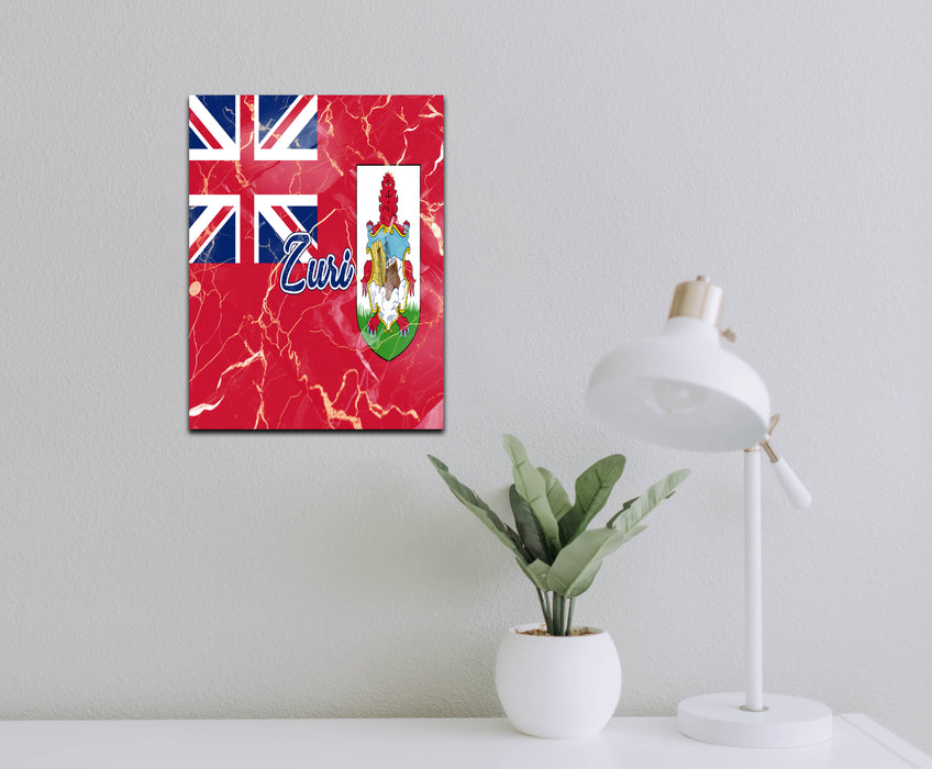 Personalized Wall Art Decorative Sign Flag Series - Bermuda Flag