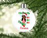 Personalized Black Girl Magic Elf Ornament