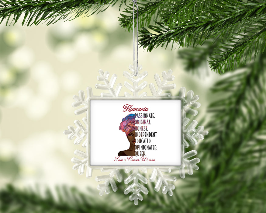 Personalized Cancer Ornament