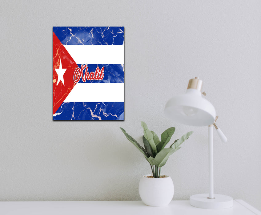 Personalized Wall Art Decorative Sign Flag Series - Cuba Flag