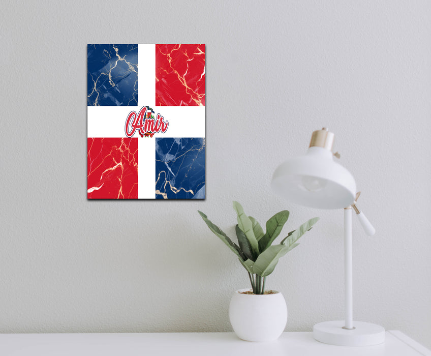 Personalized Wall Art Decorative Sign Flag Series - Dominican Republic Flag