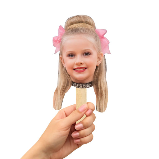 Next Step Dance Custom Face Stick – Personalized Big Head Cheer Stick
