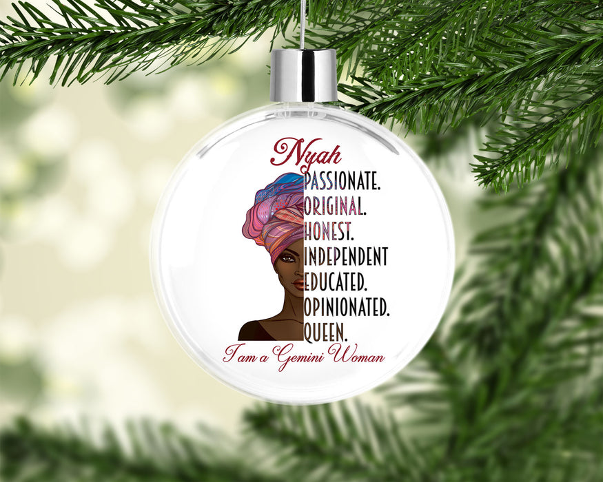 Personalized Gemini Ornament