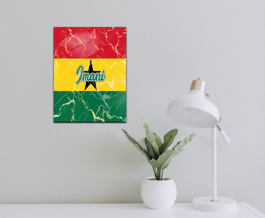 Personalized Wall Art Decorative Sign African Country Flag Series - Ghana Flag