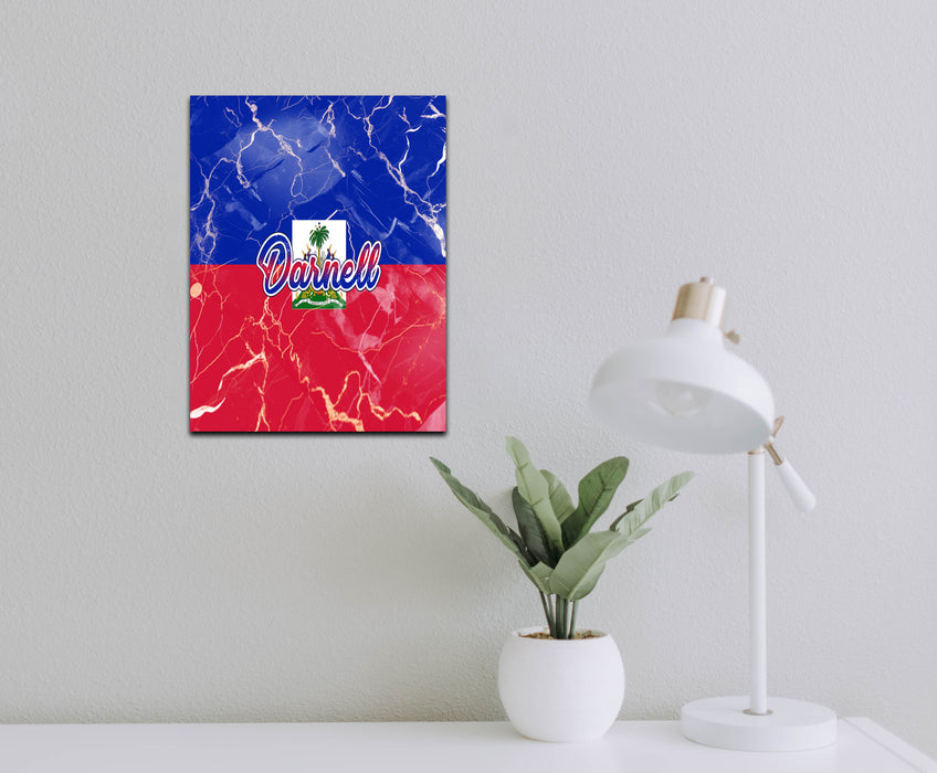 Personalized Wall Art Decorative Sign Flag Series - Haiti Flag