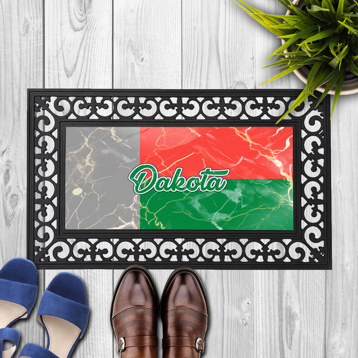 Personalized 18x30 inches Door Mat African Country Flag Series - Madagascar Flag