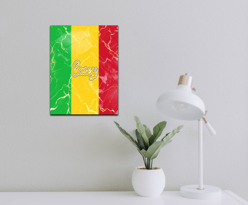 Personalized Wall Art Decorative Sign African Country Flag Series - Mali Flag