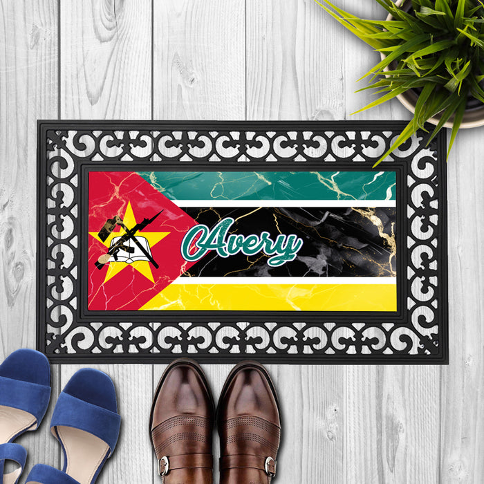 Personalized 18x30 inches Door Mat African Country Flag Series - Mozambique Flag