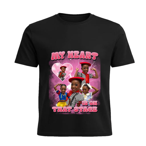 ⭐ My Heart Is On That Stage – Competition Favorite Photo Shirt (Up to 5 Photos)