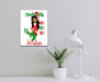 Personalized Pretty Brown Woman Made With Magic Elf Wall Art