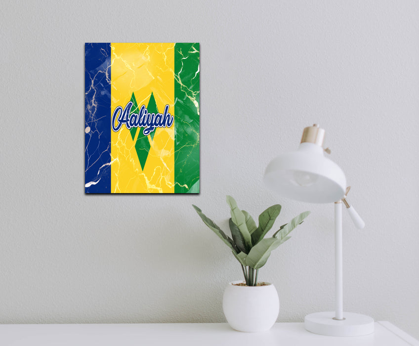 Personalized Wall Art Decorative Sign Flag Series - Saint Vincent and the Grenadines Flag