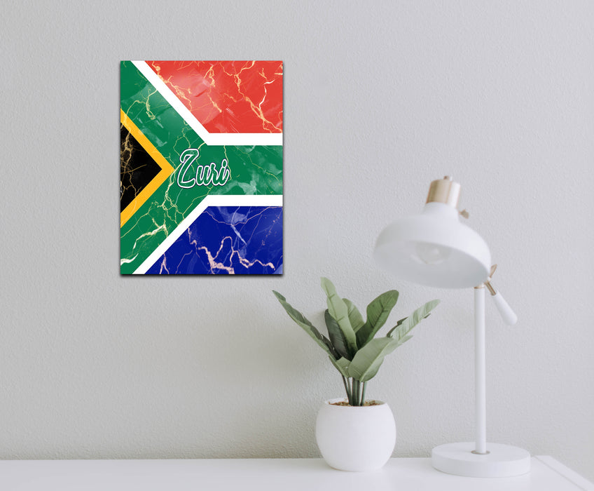 Personalized Wall Art Decorative Sign African Country Flag Series - South Africa Flag