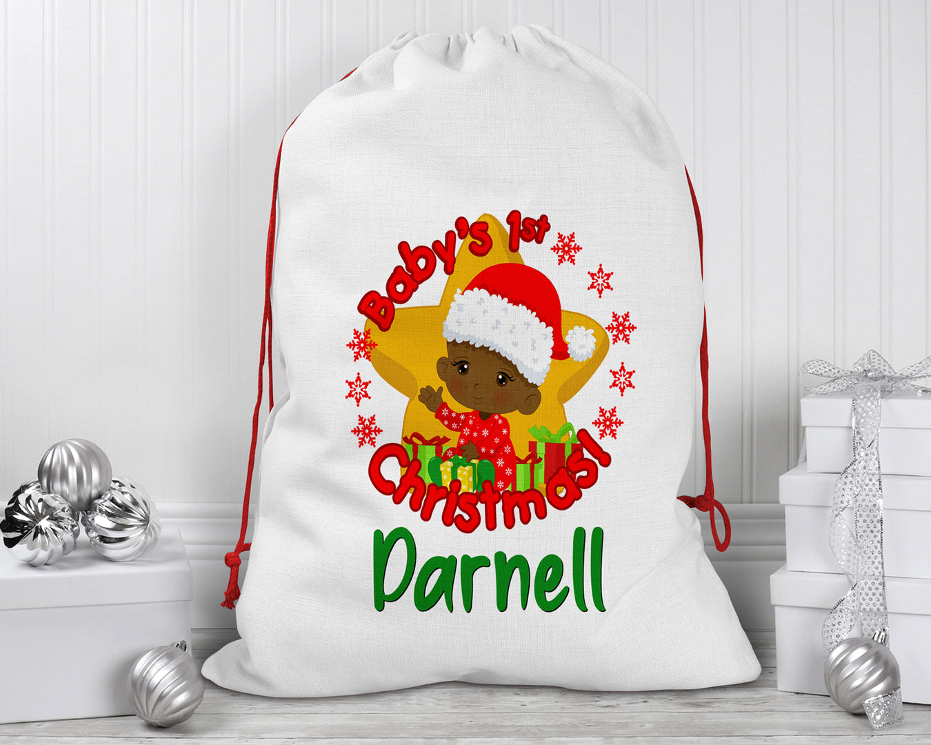 Black Santa Santa Sacks