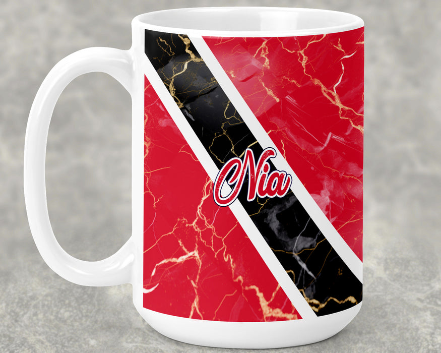 Personalized Ceramic 15oz Mug Country Flag Series - Trinidad and Tobago Flag